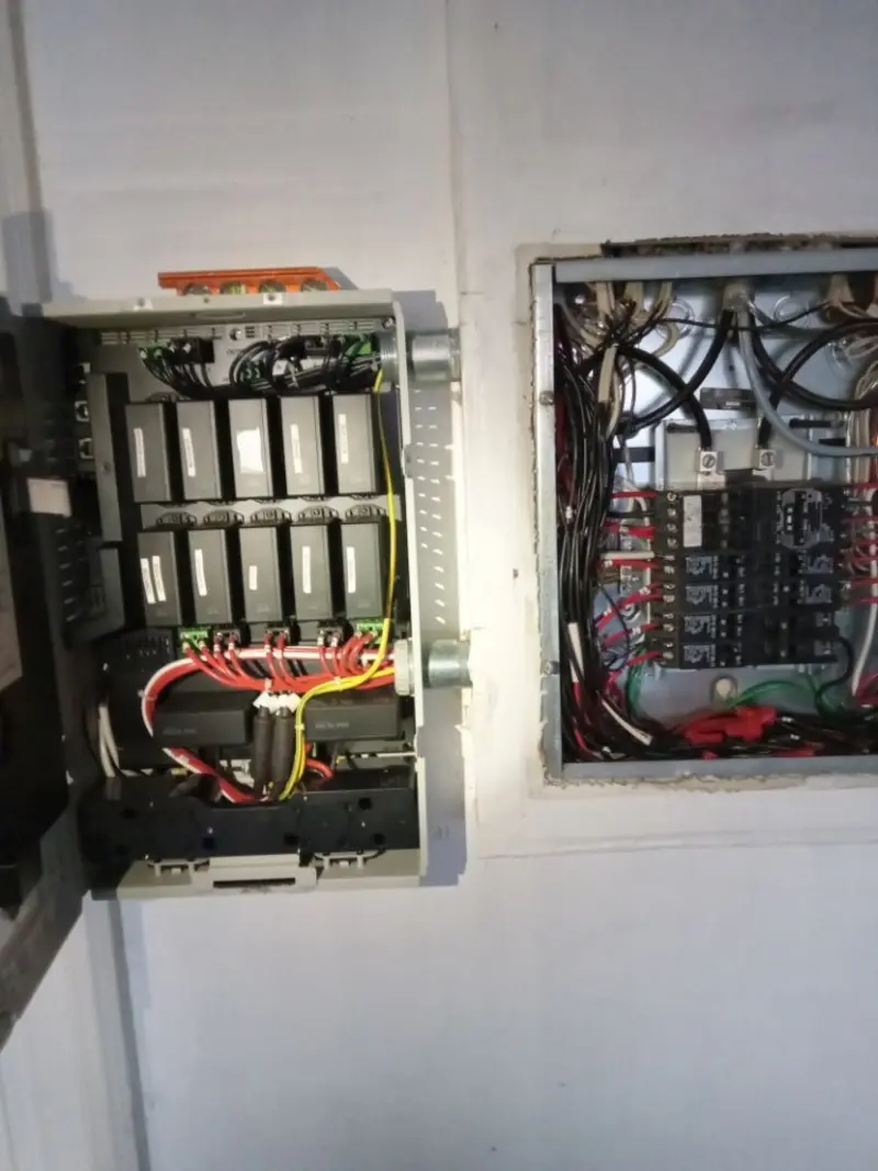 Electrical panel upgrade completed for Indoor Lighting Installation in Rolling Meadows
